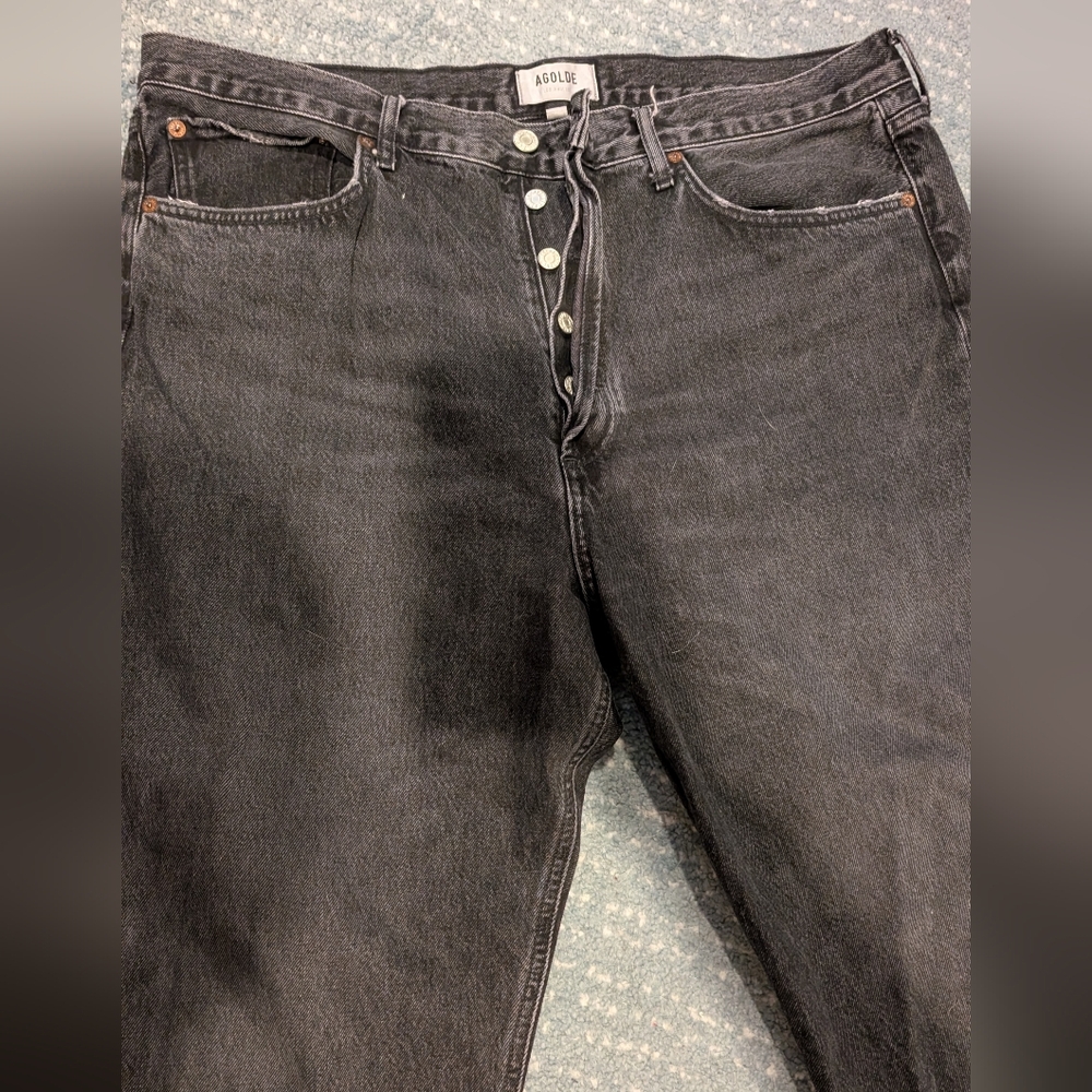 AGOLDE Black Denim Jeans